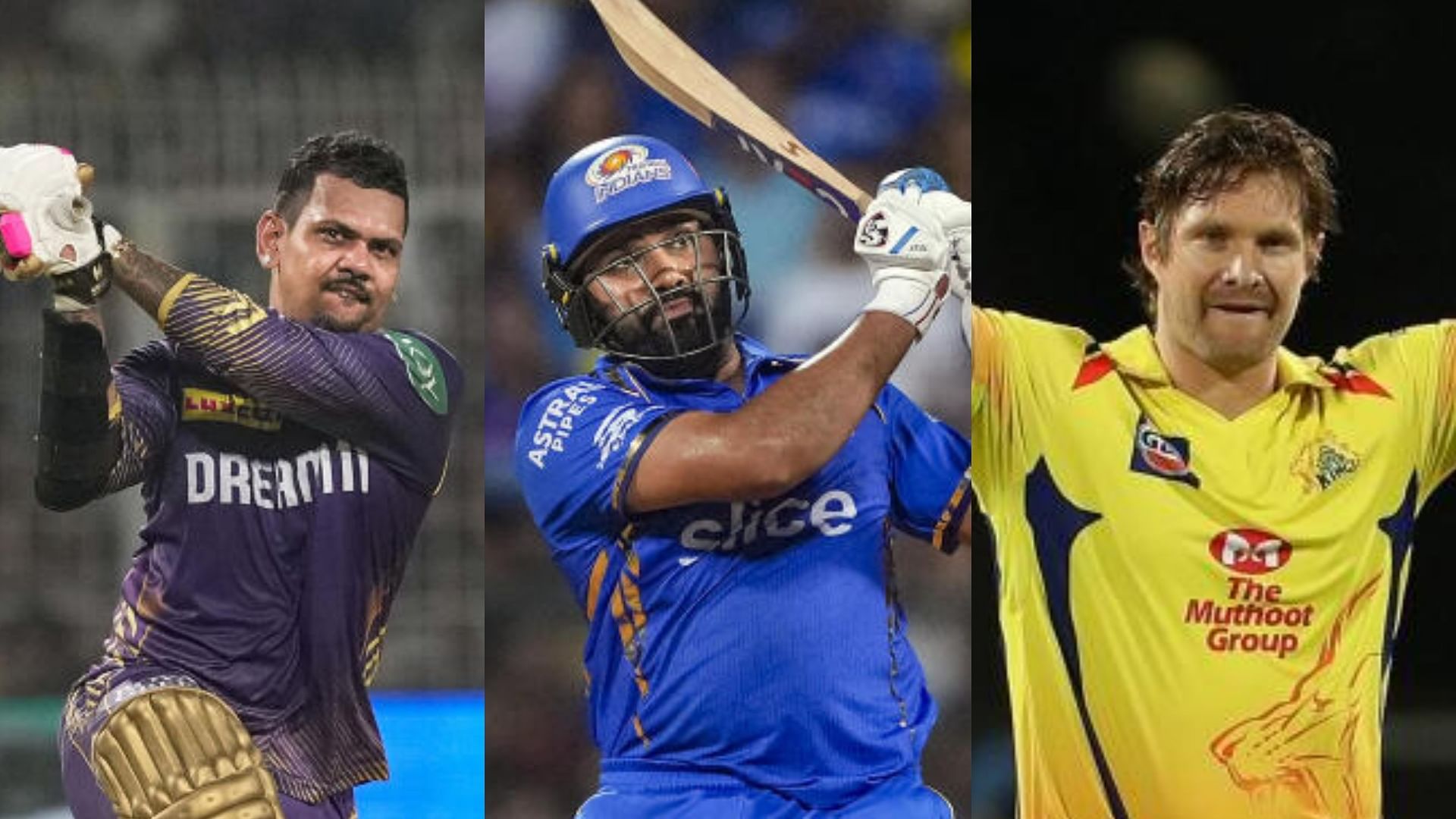 <div class="paragraphs"><p>Cricketers - Sunil Narine, Rohit Sharma, Shane Watson -&nbsp; who scored centuries and bagged hat-tricks.</p></div>