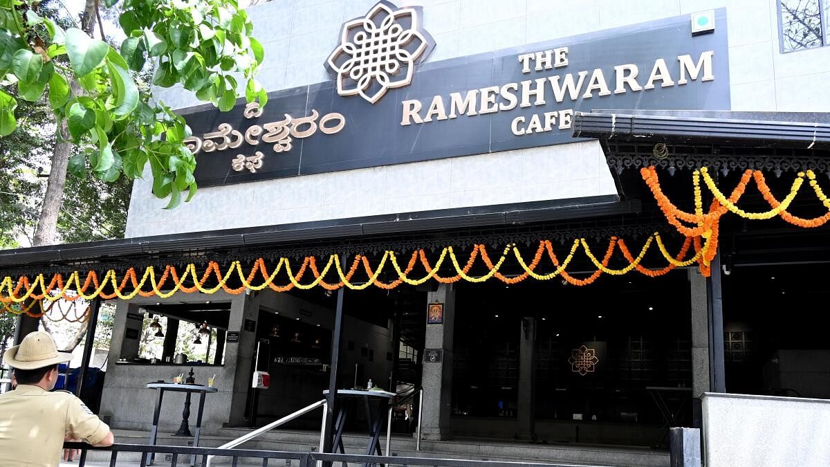 <div class="paragraphs"><p>Rameshwaram cafe, where the explosion took place.</p></div>