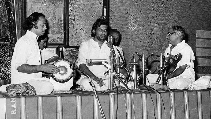 <div class="paragraphs"><p>File photo of legendary singer KJ Yesudas at the 1976 Ramanavami music festival at the Fort High School grounds.&nbsp;</p></div>