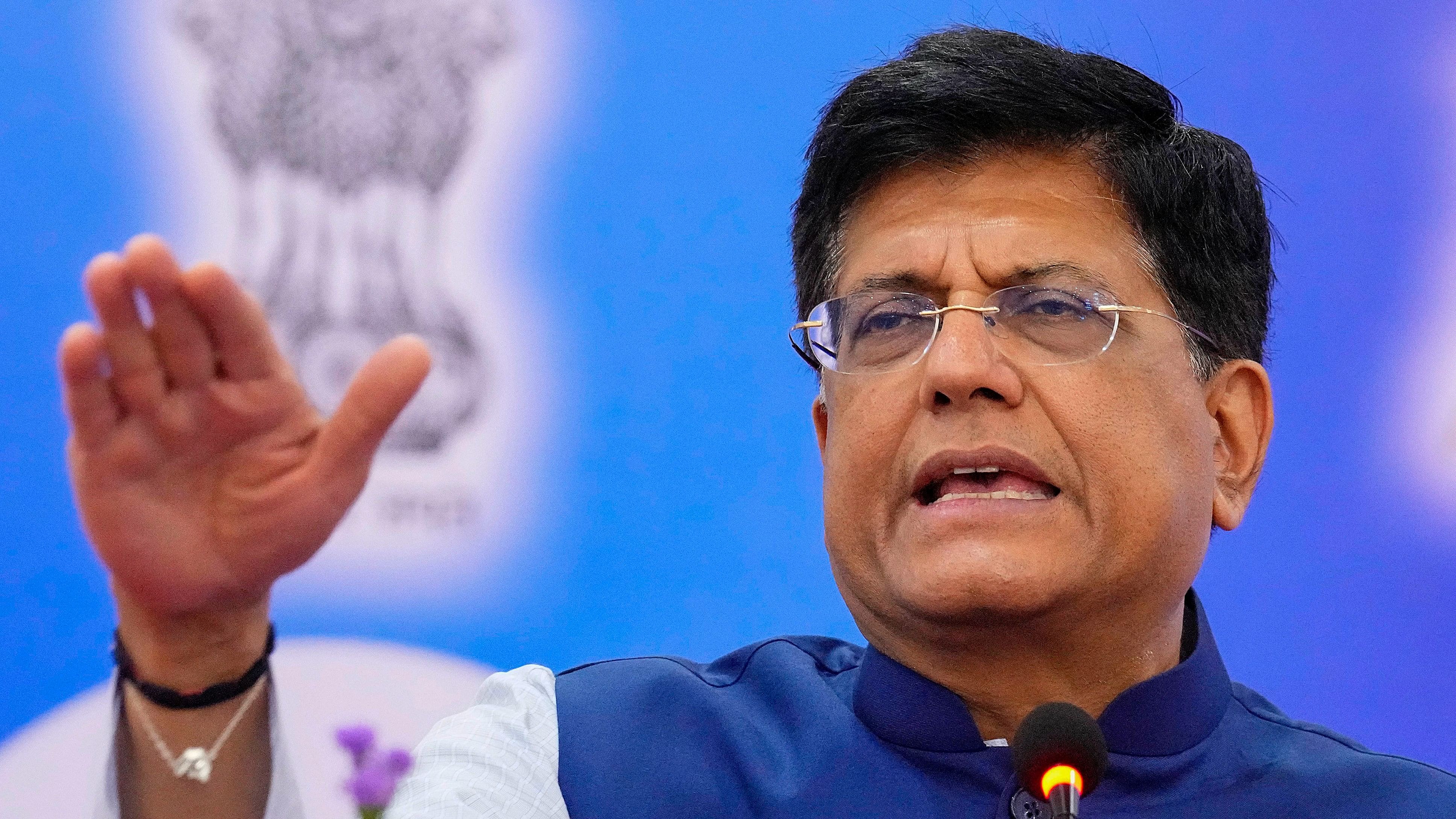 <div class="paragraphs"><p>File photo of&nbsp;Union Minister for Commerce and Industry Piyush Goyal.</p></div>