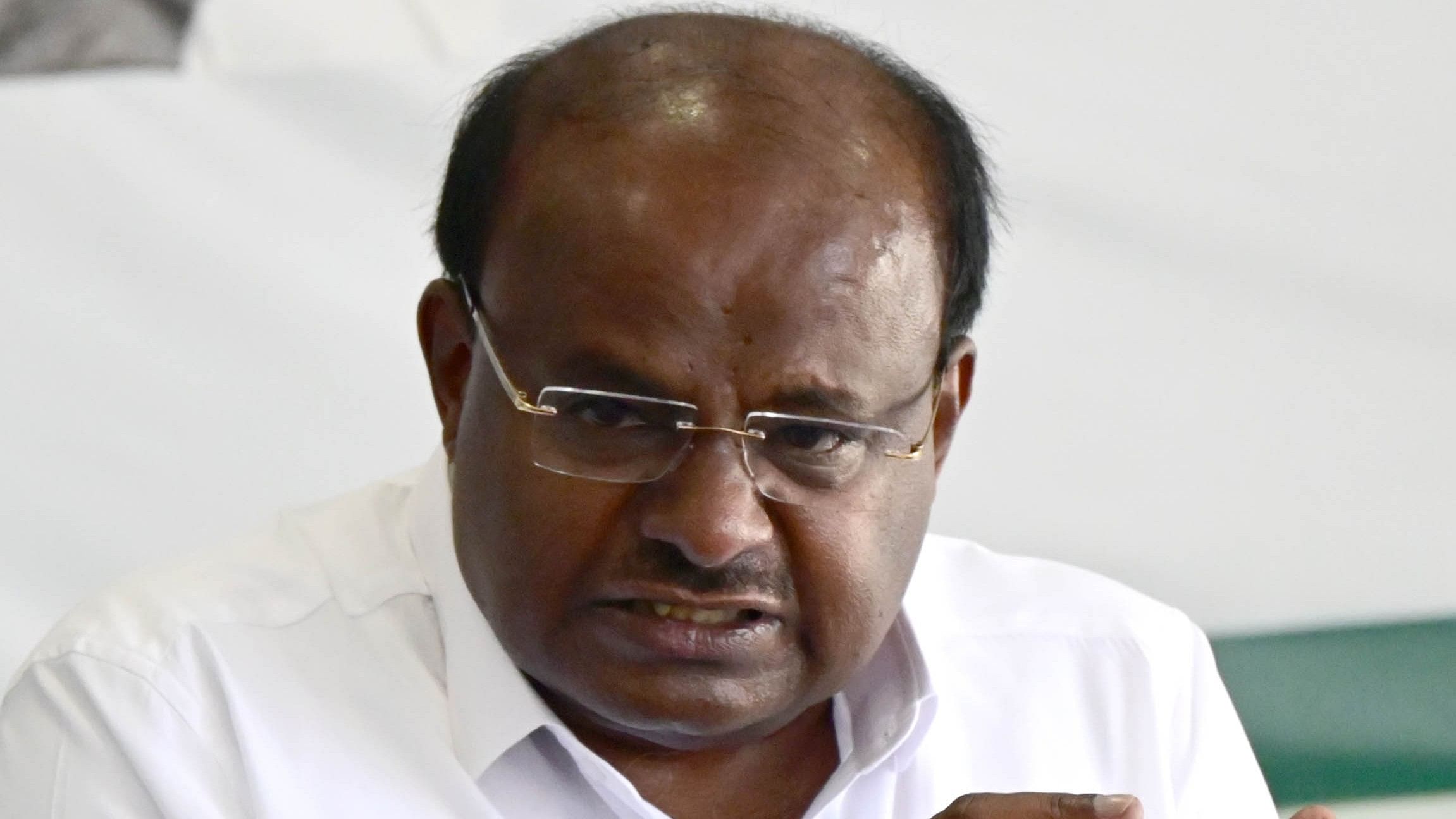 <div class="paragraphs"><p>File photo of&nbsp;JD(S) leader H D Kumaraswamy.</p></div>