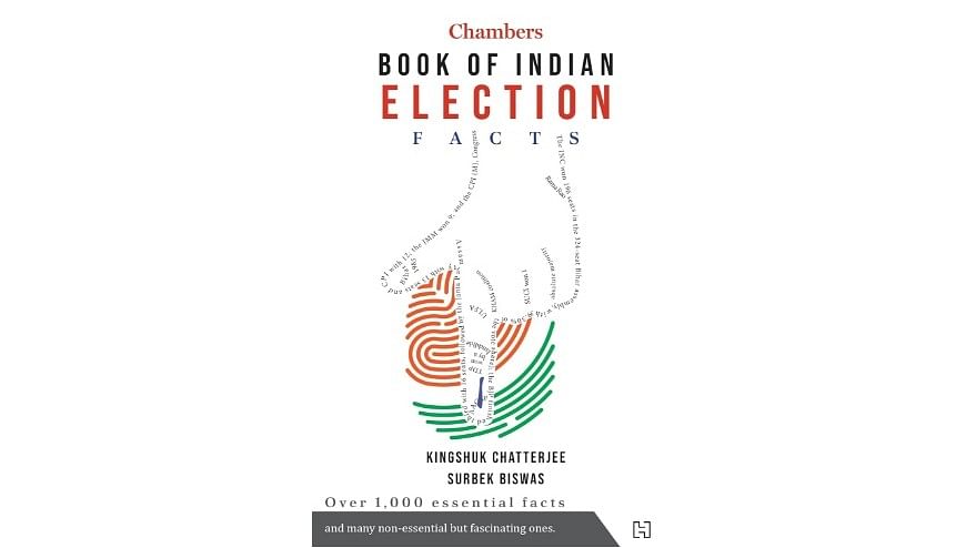 <div class="paragraphs"><p>Cover of "Chambers Book of Indian Election Facts".</p></div>