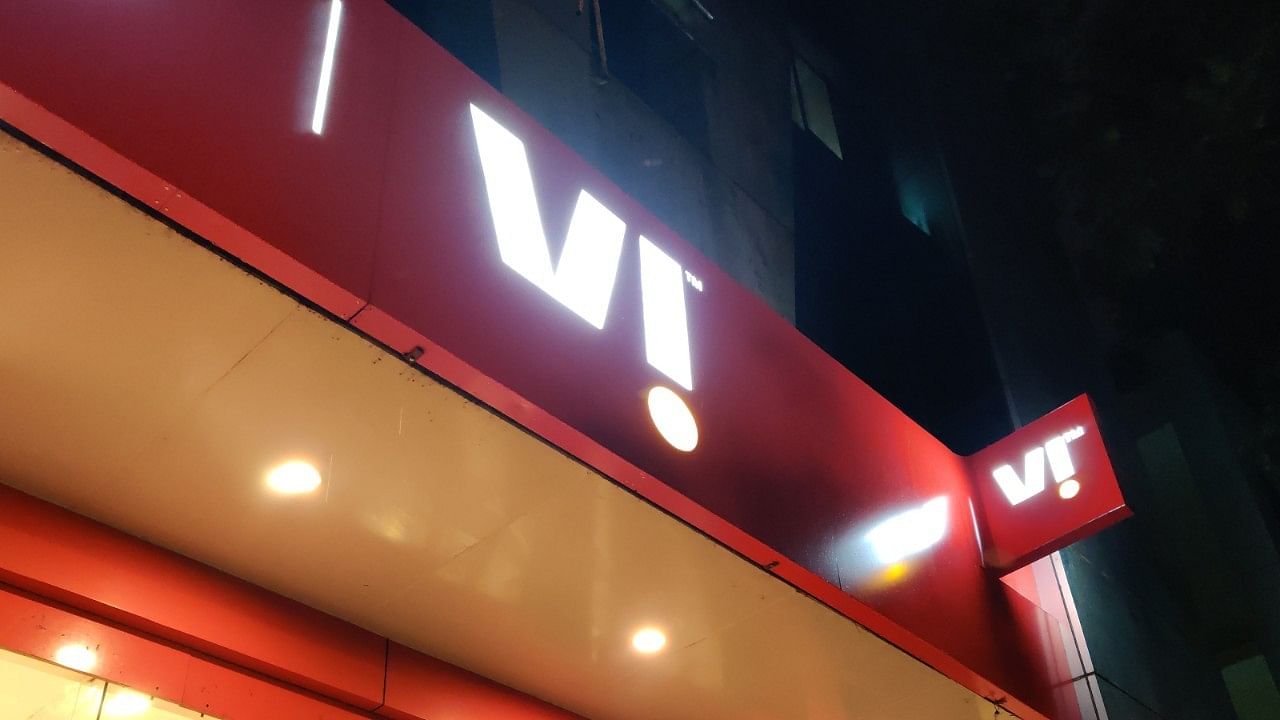 <div class="paragraphs"><p>Vodafone Idea logo as seen on a banner of a shop.</p></div>