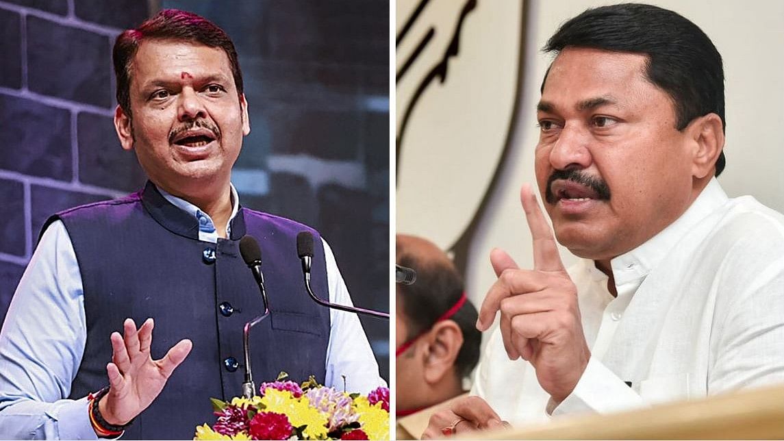 <div class="paragraphs"><p>Maharashtra Congress president Nana Patole (right) and Maharashtra Dy CM Devendra Fadnavis.</p></div>