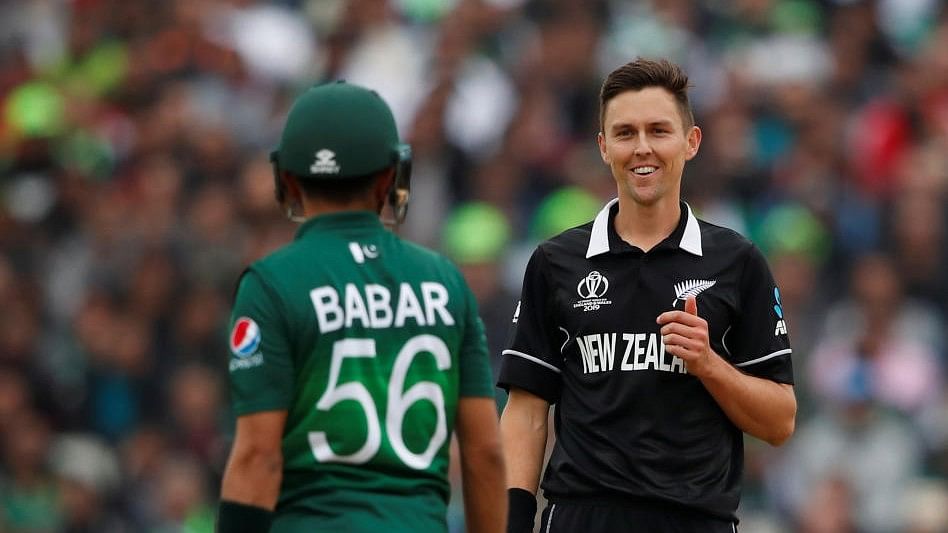 <div class="paragraphs"><p>File photo of New Zealand's Trent Boult&nbsp; and Pakistan's Babar Azam during the ICC World Cup in 2019. (Representative image)</p></div>