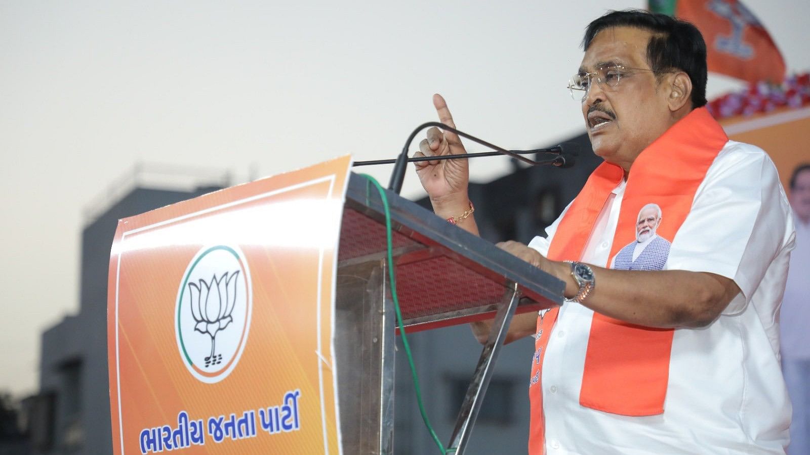 <div class="paragraphs"><p>File photo of&nbsp;Gujarat BJP president C R Paatil</p></div>