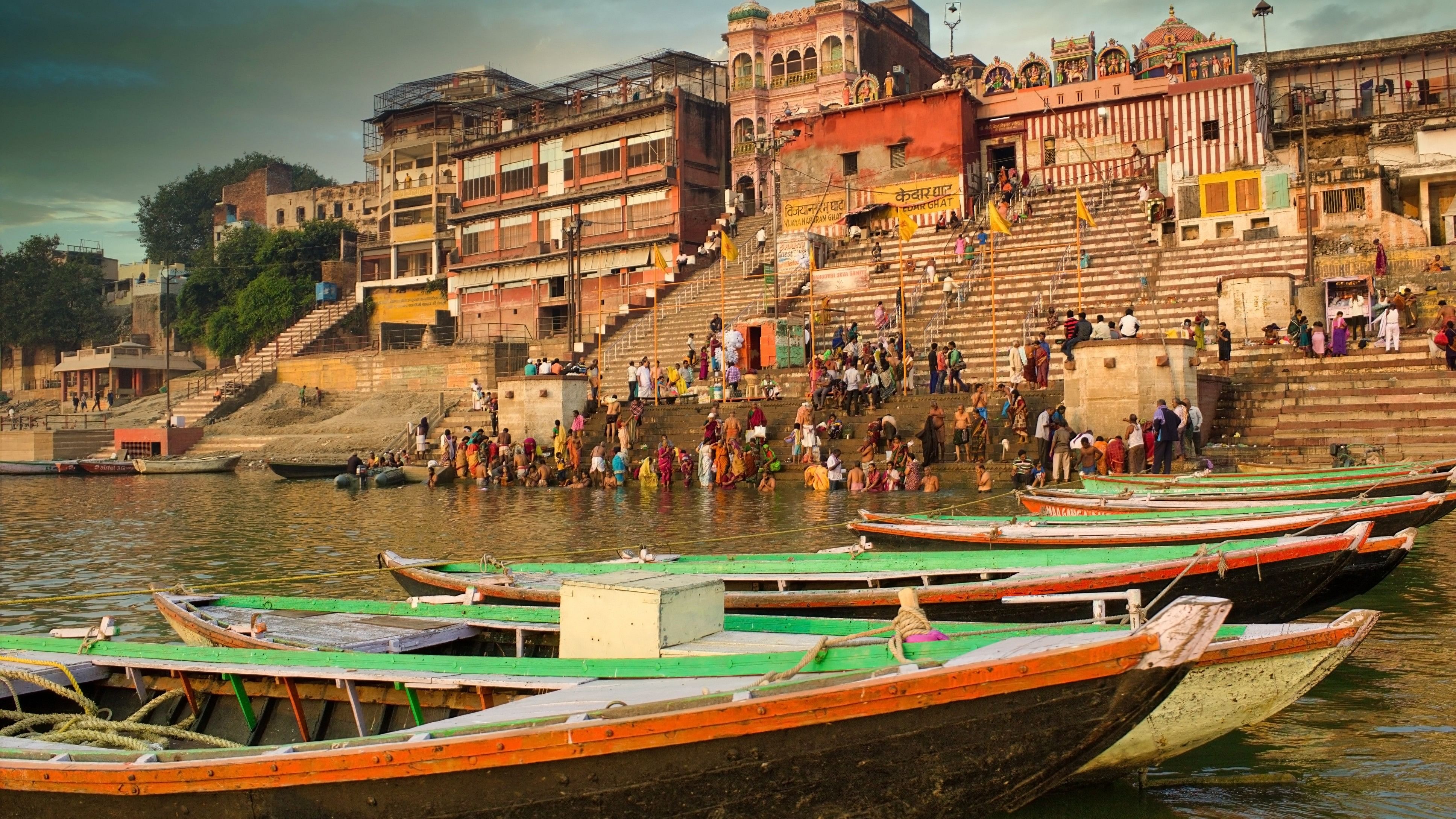 Dashashwamedh Ghat on river Ganga in Varanasi, Uttar Pradesh.