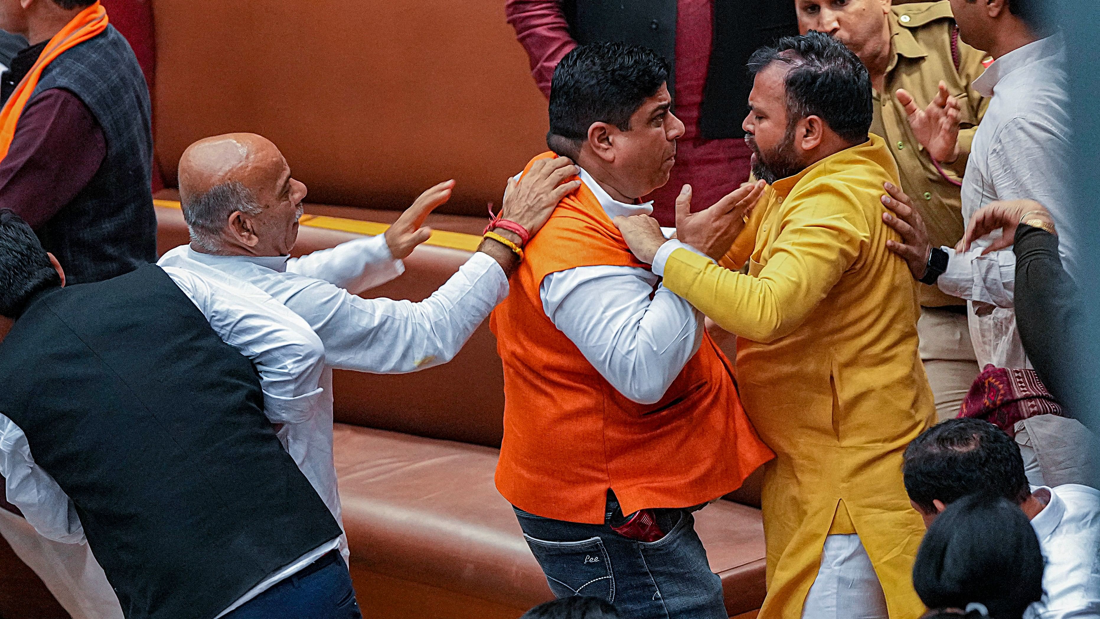<div class="paragraphs"><p>File photo of&nbsp; AAP and BJP councillors clash during the election of members of the MCD Standing Committee.</p></div>