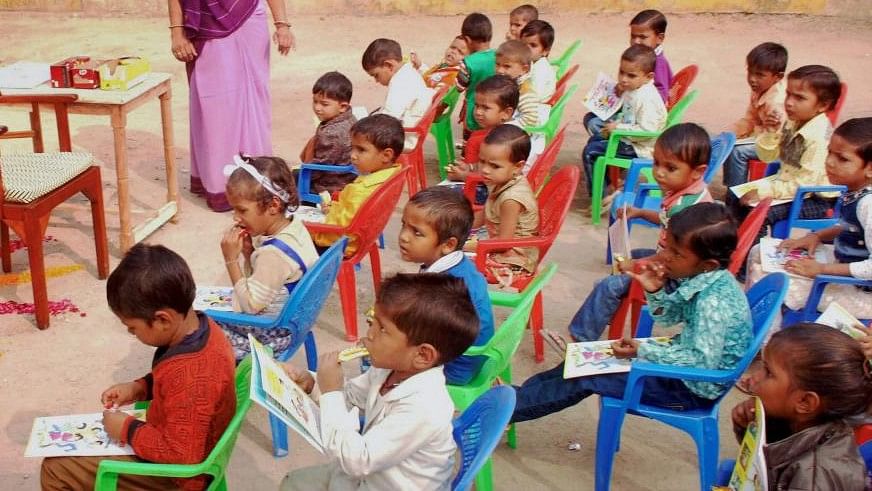 <div class="paragraphs"><p>Representative image of children at an anganwadi</p></div>