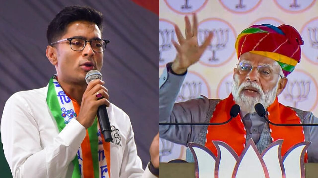 <div class="paragraphs"><p>(L-R) Abhishek Banerjee and Narendra Modi</p></div>