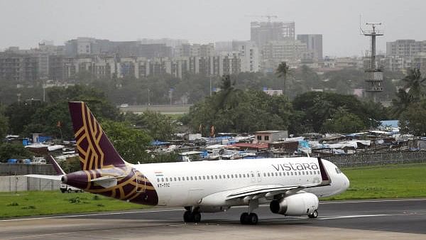 <div class="paragraphs"><p>Representative image of a Vistara aircraft.</p></div>