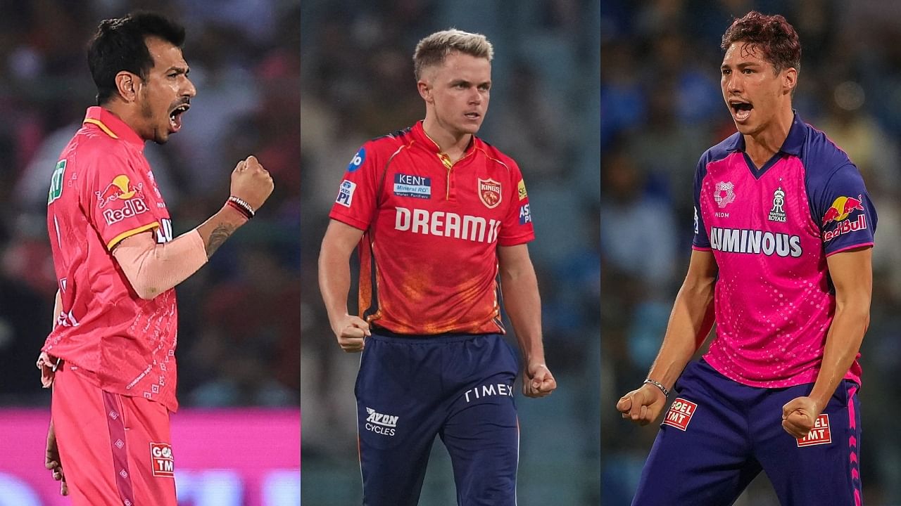 <div class="paragraphs"><p>Chahal, Sam Curran &amp;&nbsp;Nandre Burger (L-R)</p></div>