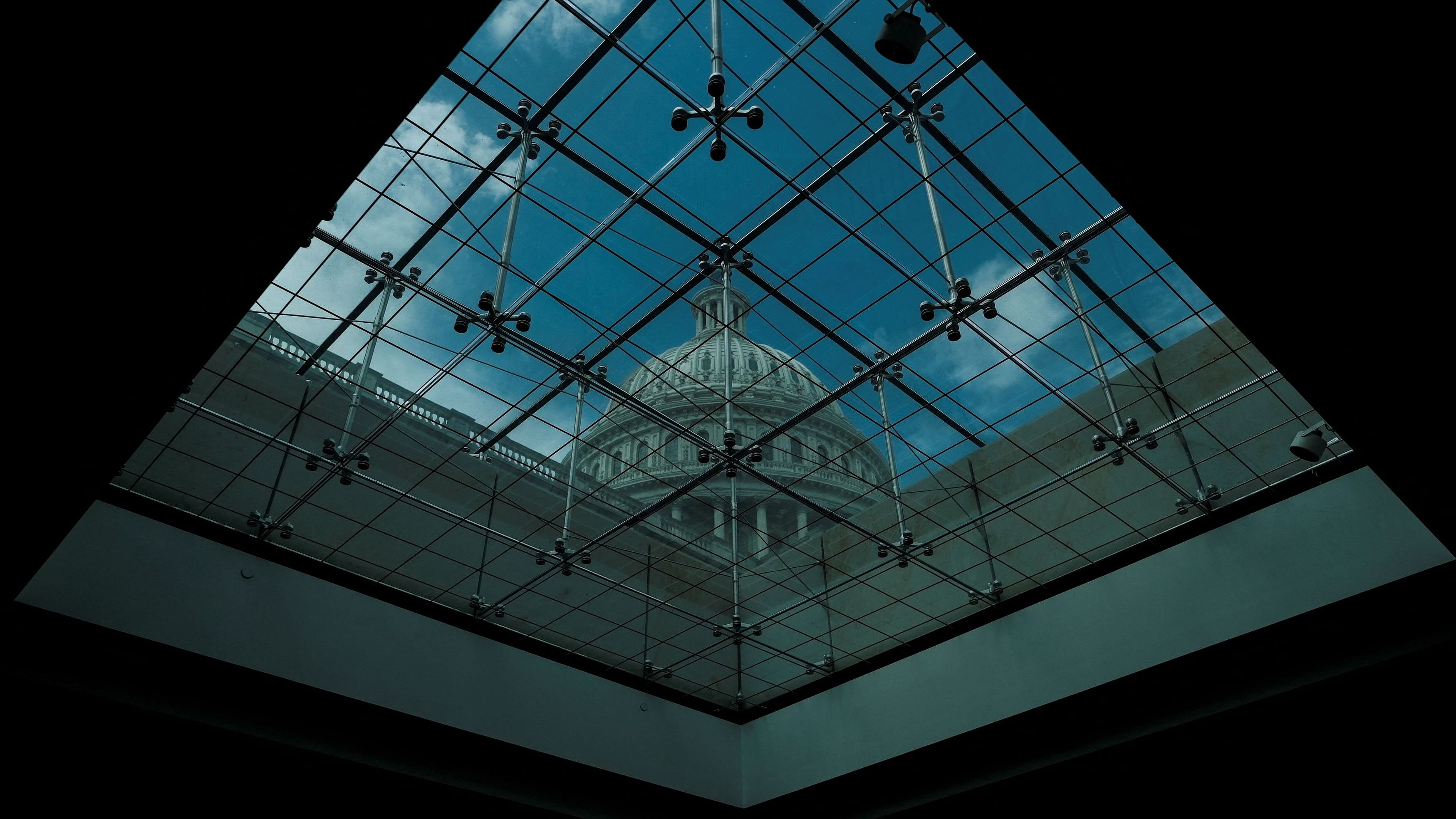 <div class="paragraphs"><p>The Capitol Dome is seen from the inside of the U.S. Capitol Building in Washington, US.</p></div>