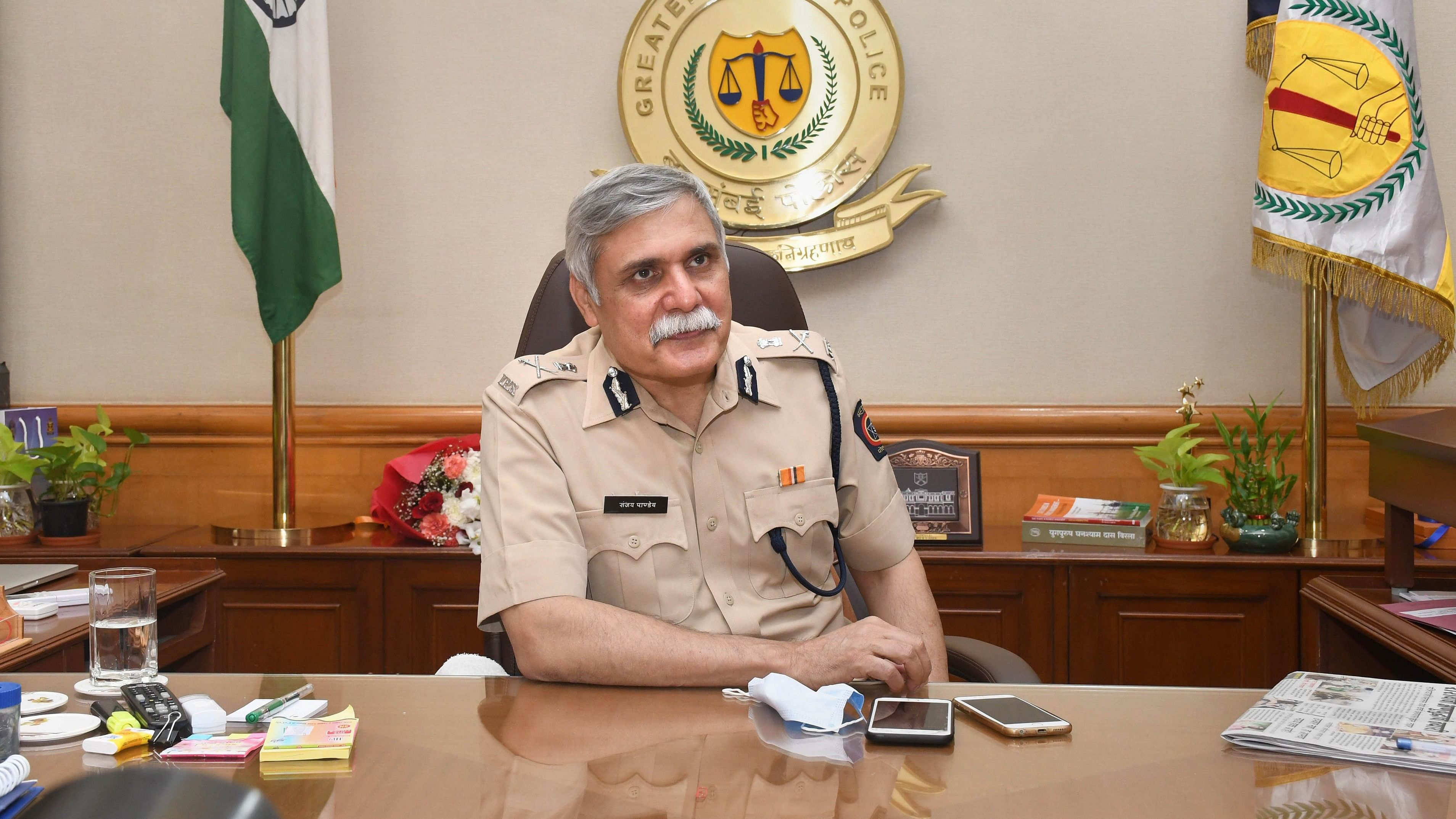 <div class="paragraphs"><p>File photo of former Mumbai Police Commissioner Sanjay Pandey.</p></div>