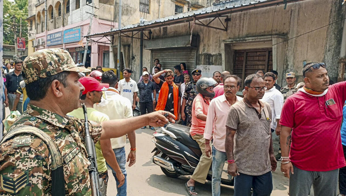 <div class="paragraphs"><p>Security personnel deployed to maintain law and order following incidents of violence. (Representative file image)</p></div>