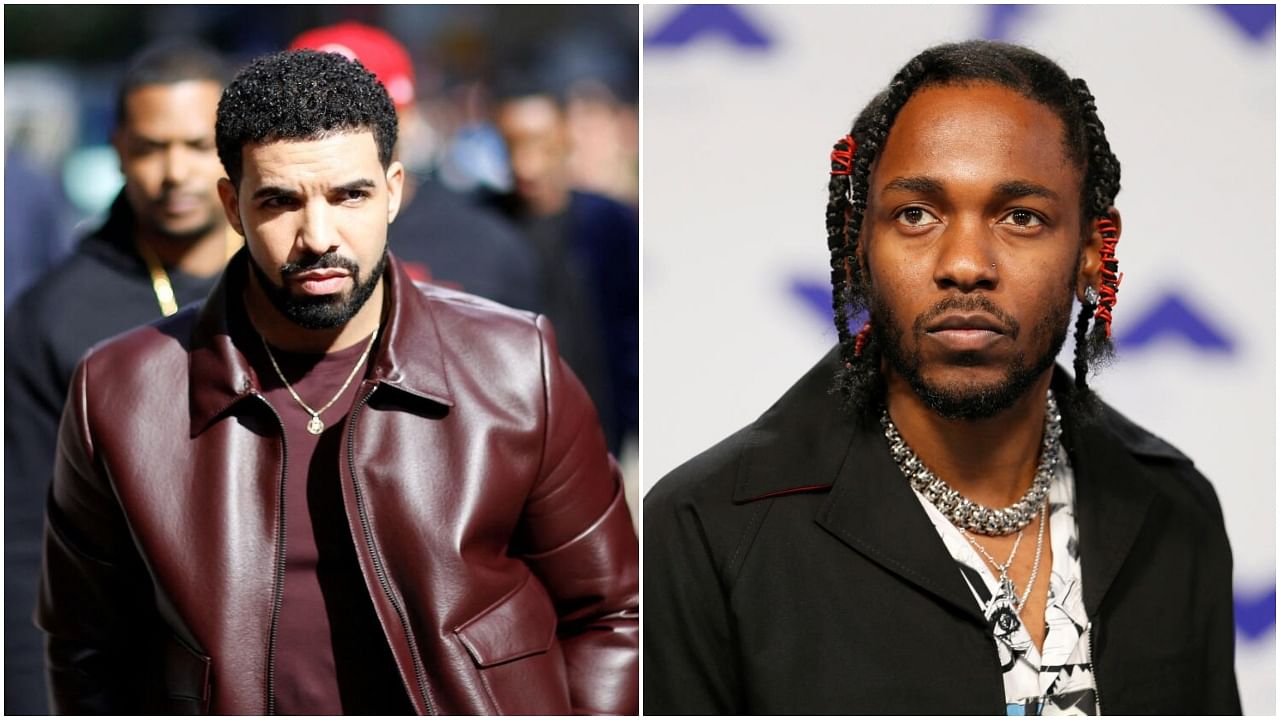 <div class="paragraphs"><p>Hip-hop icons Drake, Kendrick Lamar (L-R). </p></div>