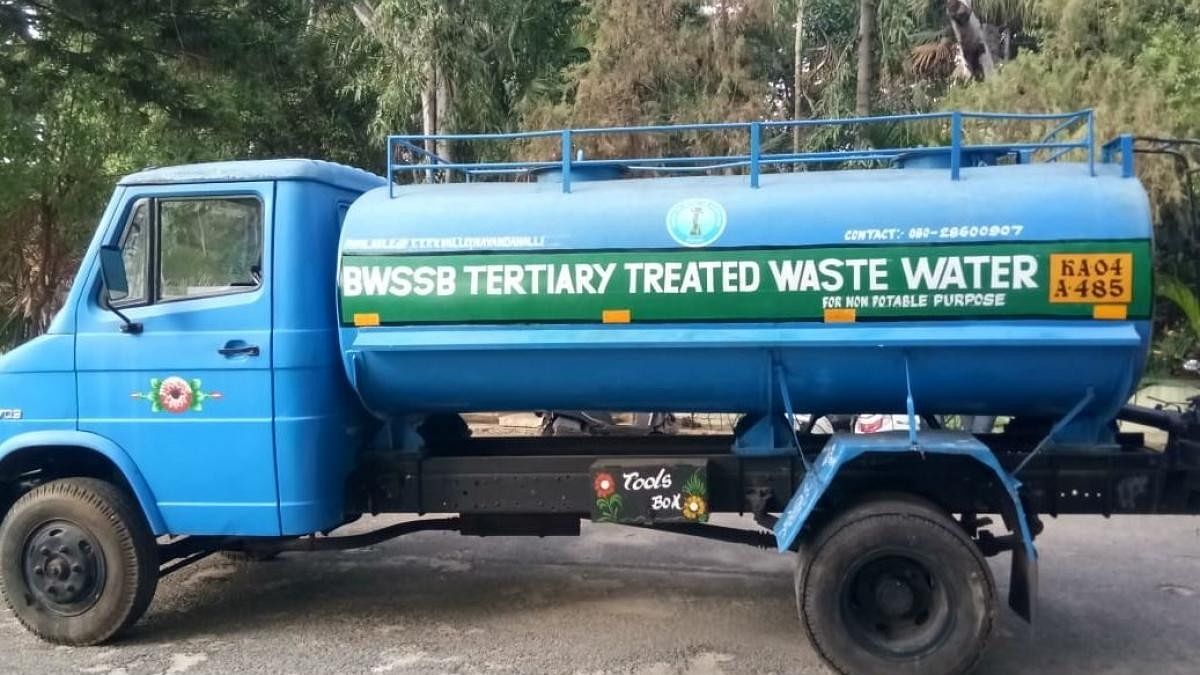 <div class="paragraphs"><p>Tankers introduced by BWSSB to supply the treated water (Representative image)</p></div>