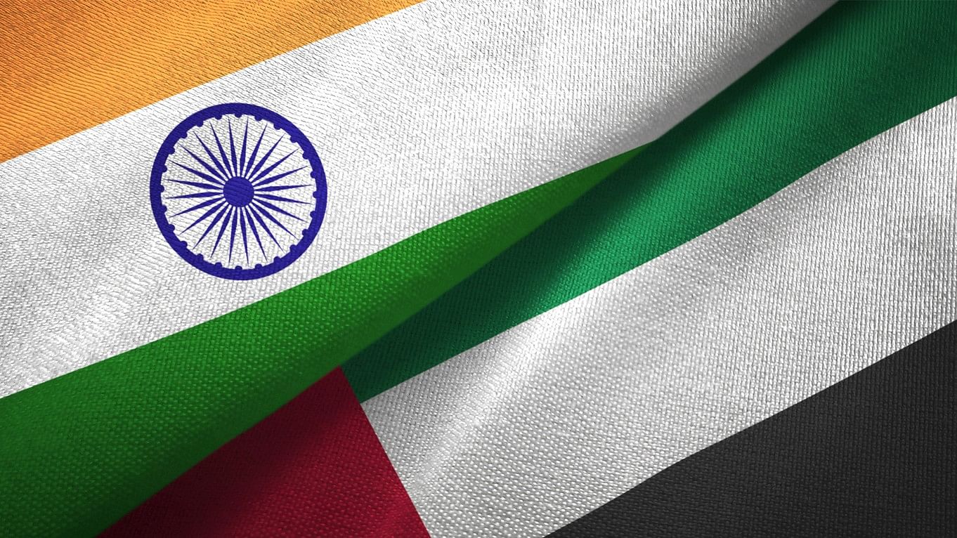 <div class="paragraphs"><p>India and UAE's national flags.</p></div>