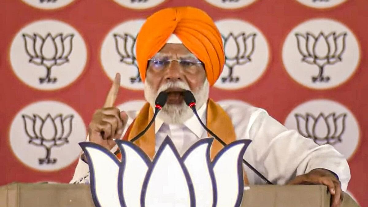 <div class="paragraphs"><p>Prime Minister Narendra Modi addresses a public meeting for Lok Sabha elections, in Patiala.</p></div>