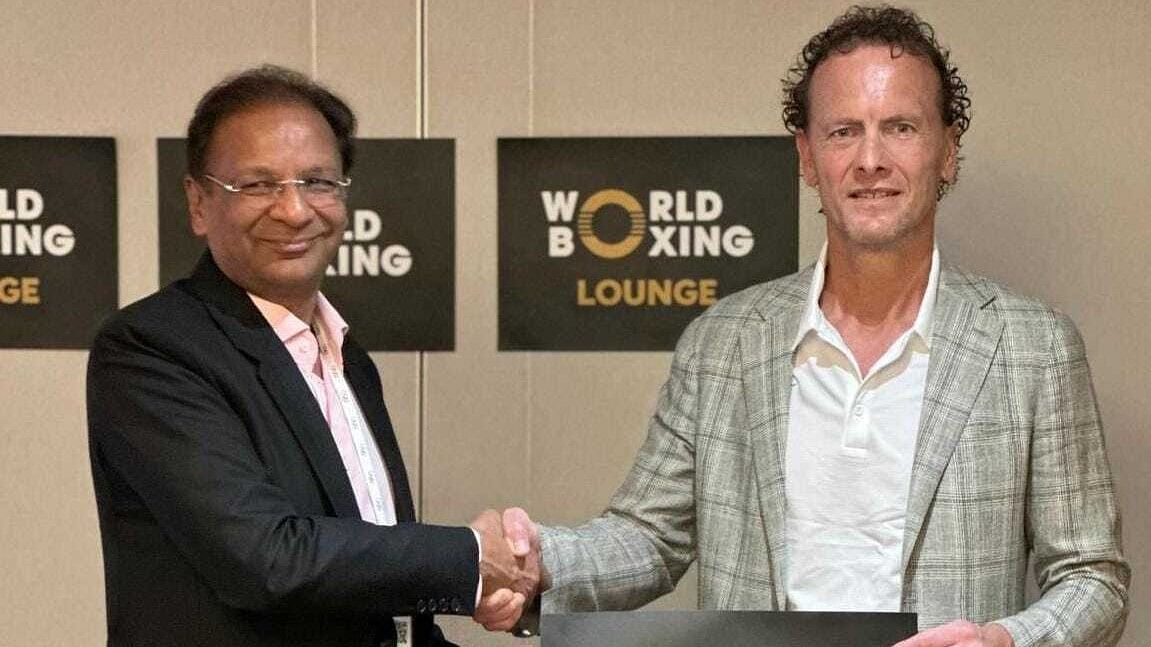 <div class="paragraphs"><p>BFI president Ajay Singh (left) with Boris van der Vorst.</p></div>