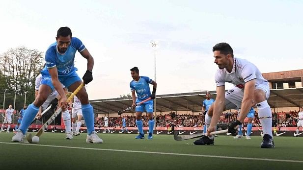 <div class="paragraphs"><p>India and Belgium in action in the FIH Pro League.</p></div>