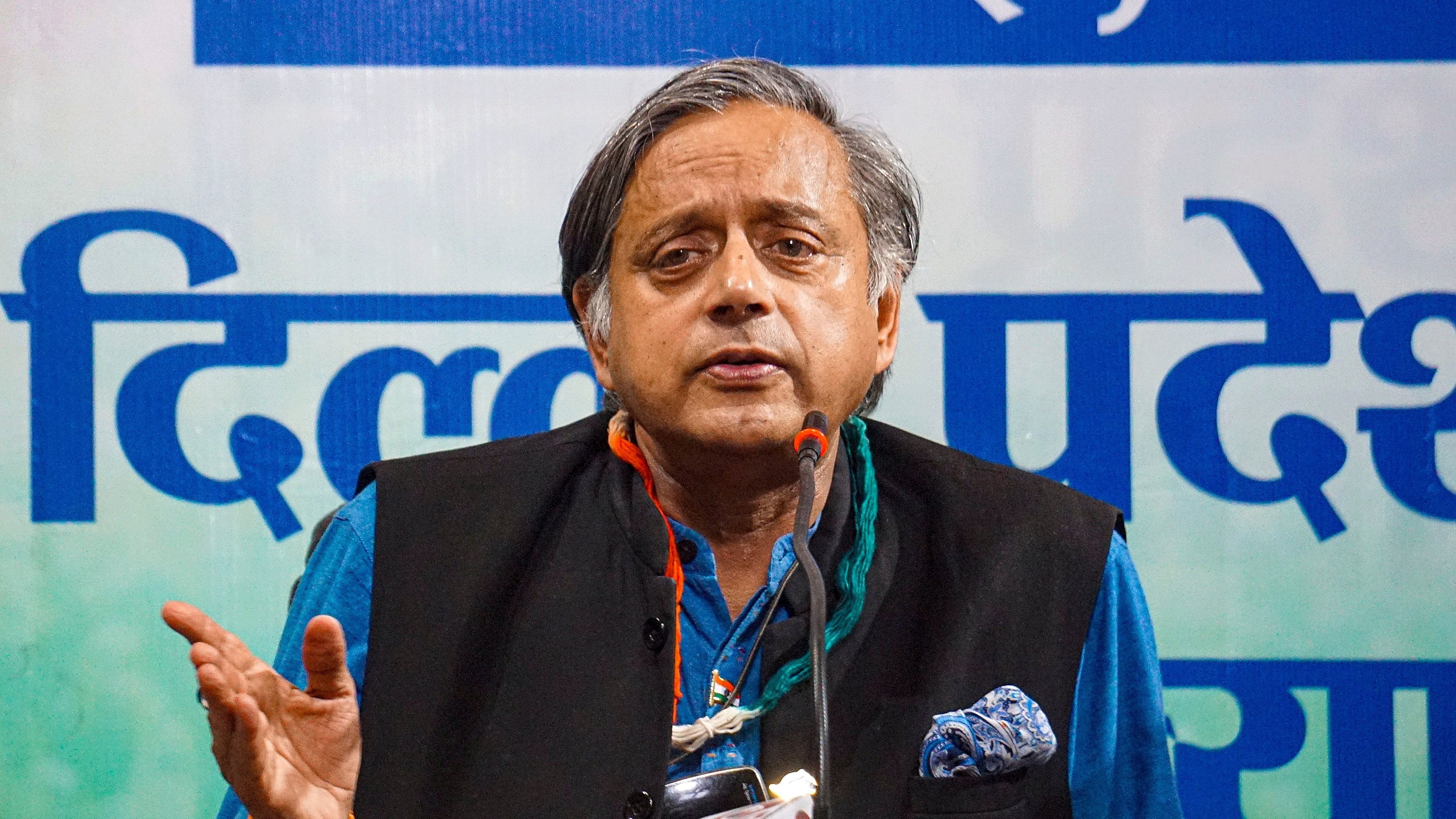 <div class="paragraphs"><p> Congress leader Shashi Tharoor.</p></div>