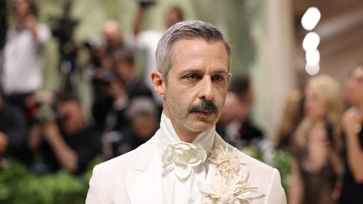 <div class="paragraphs"><p>Jeremy Strong poses at the Met Gala in New York.&nbsp;</p></div>