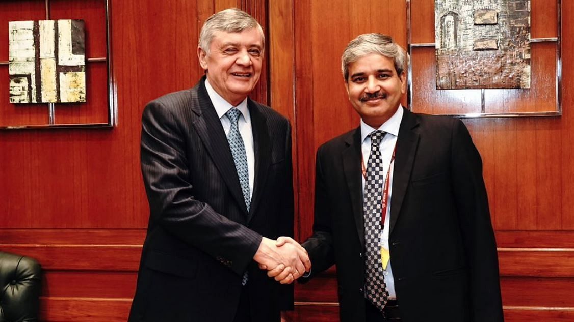 <div class="paragraphs"><p>Afghanistan Zamir Kabulov with&nbsp;senior Indian diplomat JP Singh</p></div>