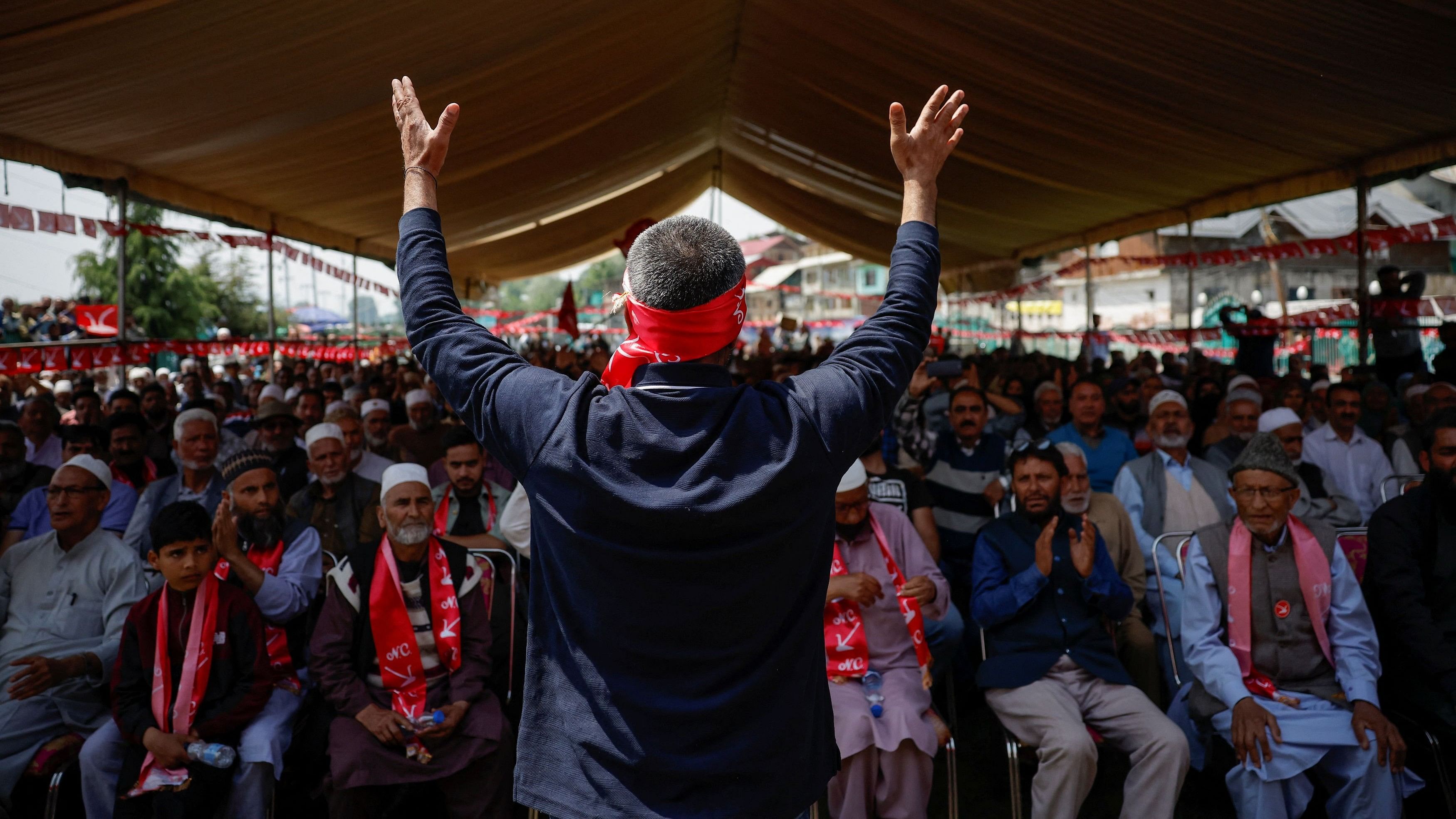 <div class="paragraphs"><p>Election campaign rally ahead of the fourth phase of India's general election in Srinagar</p></div>