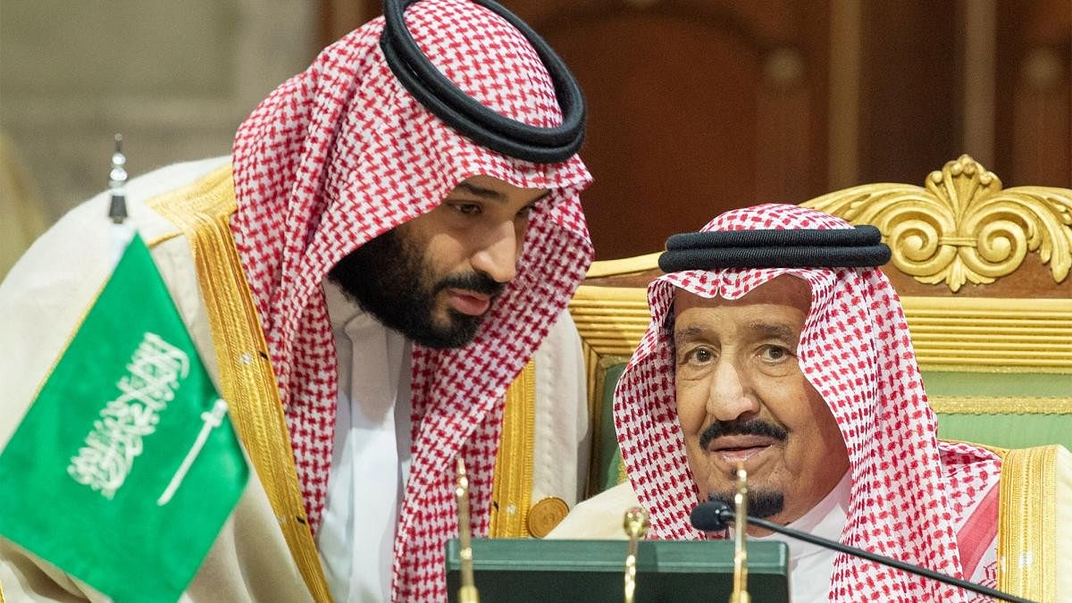 <div class="paragraphs"><p>Saudi Arabia's Crown Prince Mohammed bin Salman with Saudi Arabia's King Salman.</p></div>