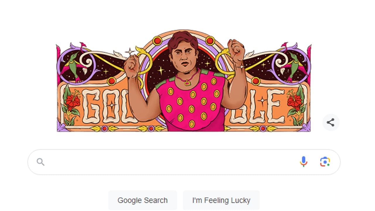 <div class="paragraphs"><p>Google Doodle pays tribute to India's first woman wrestler Hamida Banu</p></div>