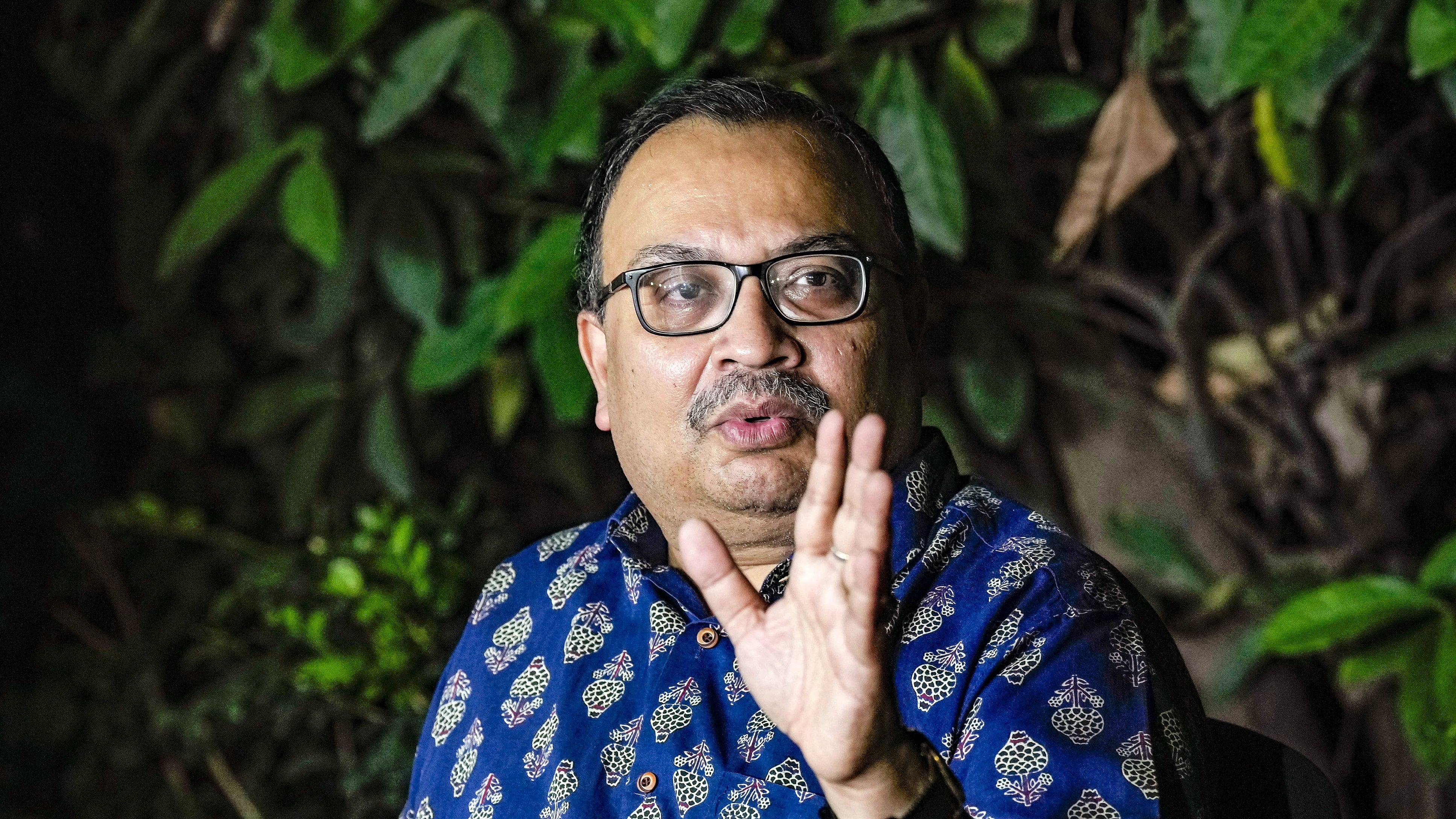 <div class="paragraphs"><p>Former MP Kunal Ghosh speaks with the media, in Kolkata, Wednesday, May 1, 2024. </p></div>