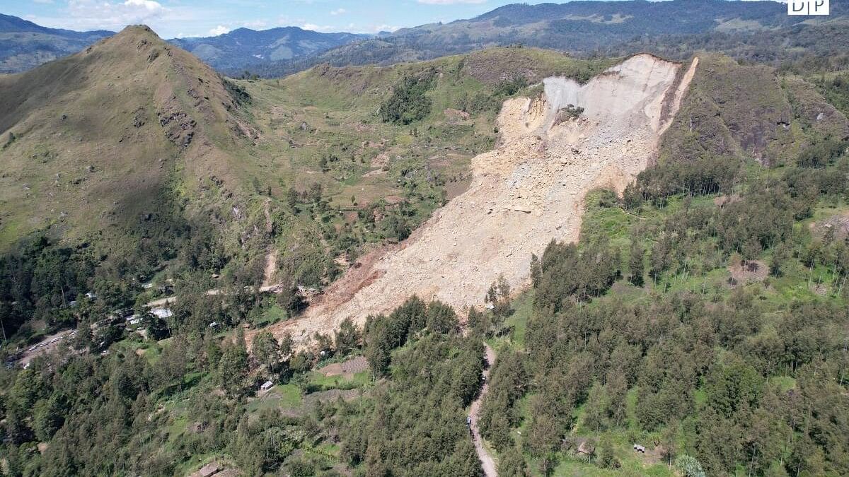 <div class="paragraphs"><p>A view of the site of a landslide in Yambali village, Enga Province, Papua New Guinea.</p></div>