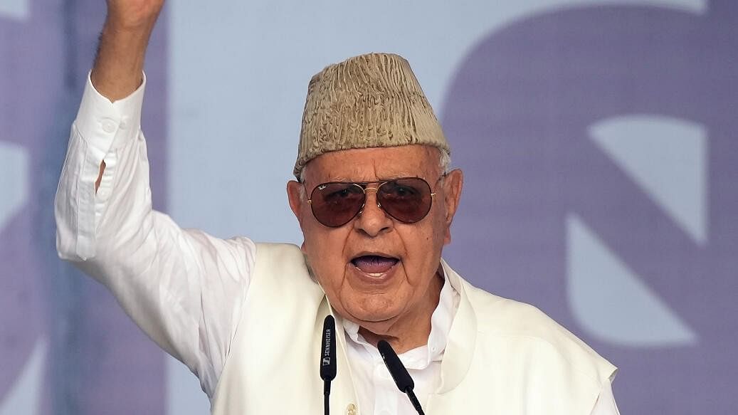 <div class="paragraphs"><p>J&amp;K NC chief Farooq Abdullah.</p></div>