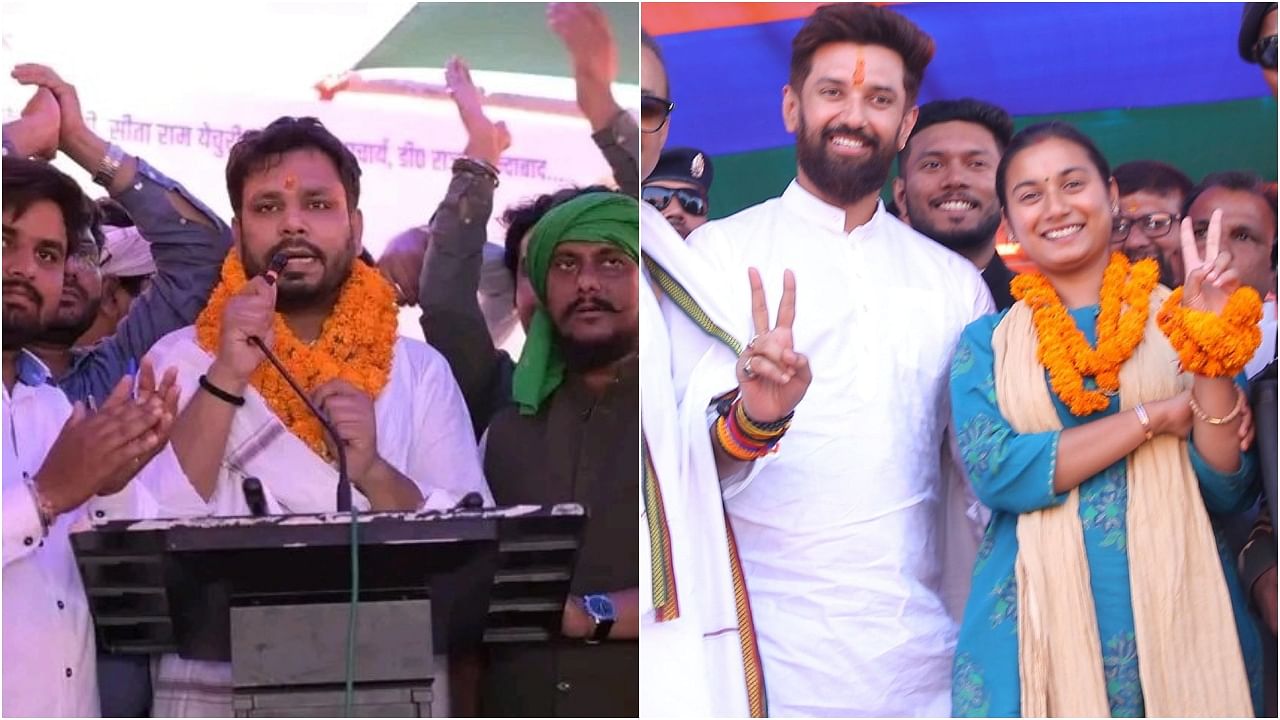 <div class="paragraphs"><p>Congress candidate Sunny Hazari (L) and Shambhavi Choudhary</p></div>