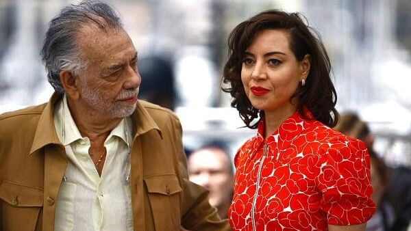 <div class="paragraphs"><p>Director Francis Ford Coppola and cast member Aubrey Plaza pose during a photocall for the film "Megalopolis" in competition at the 77th Cannes Film Festival in Cannes, France, May 17, 2024.</p></div>