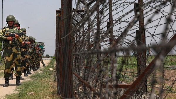 <div class="paragraphs"><p>Border Security Force (BSF) personnel patrol near the international border, in Samba district. Representative image.</p></div>