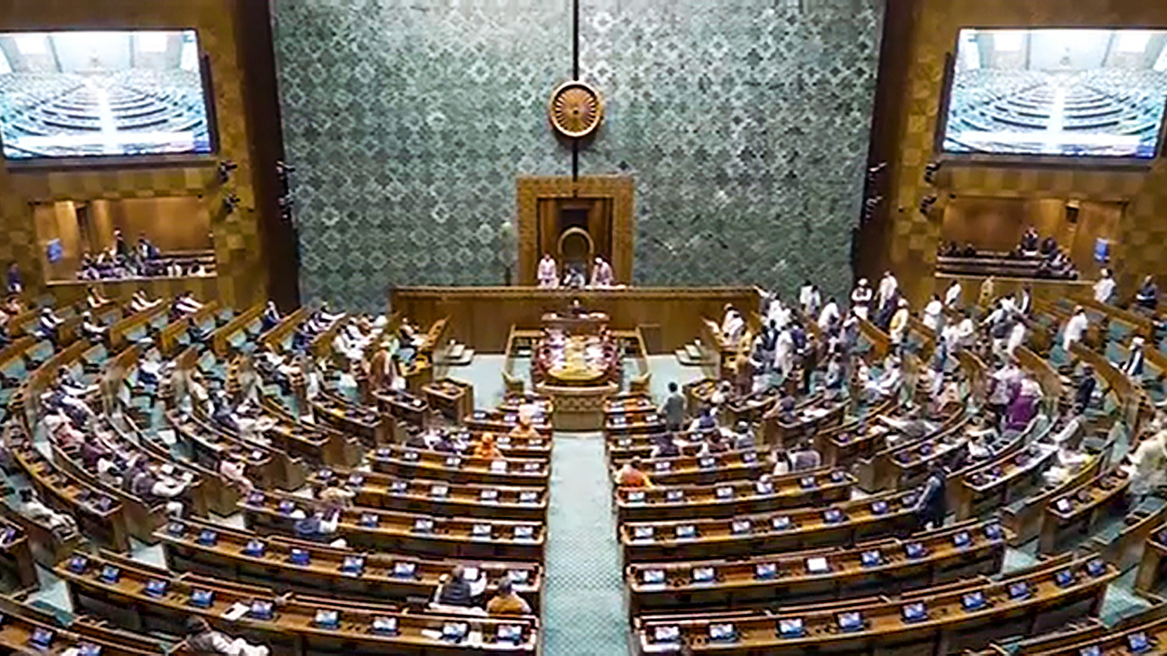 <div class="paragraphs"><p>The Lok Sabha during the Winter session of Parliament, in New Delhi, Thursday, Dec 14, 2023.</p></div>