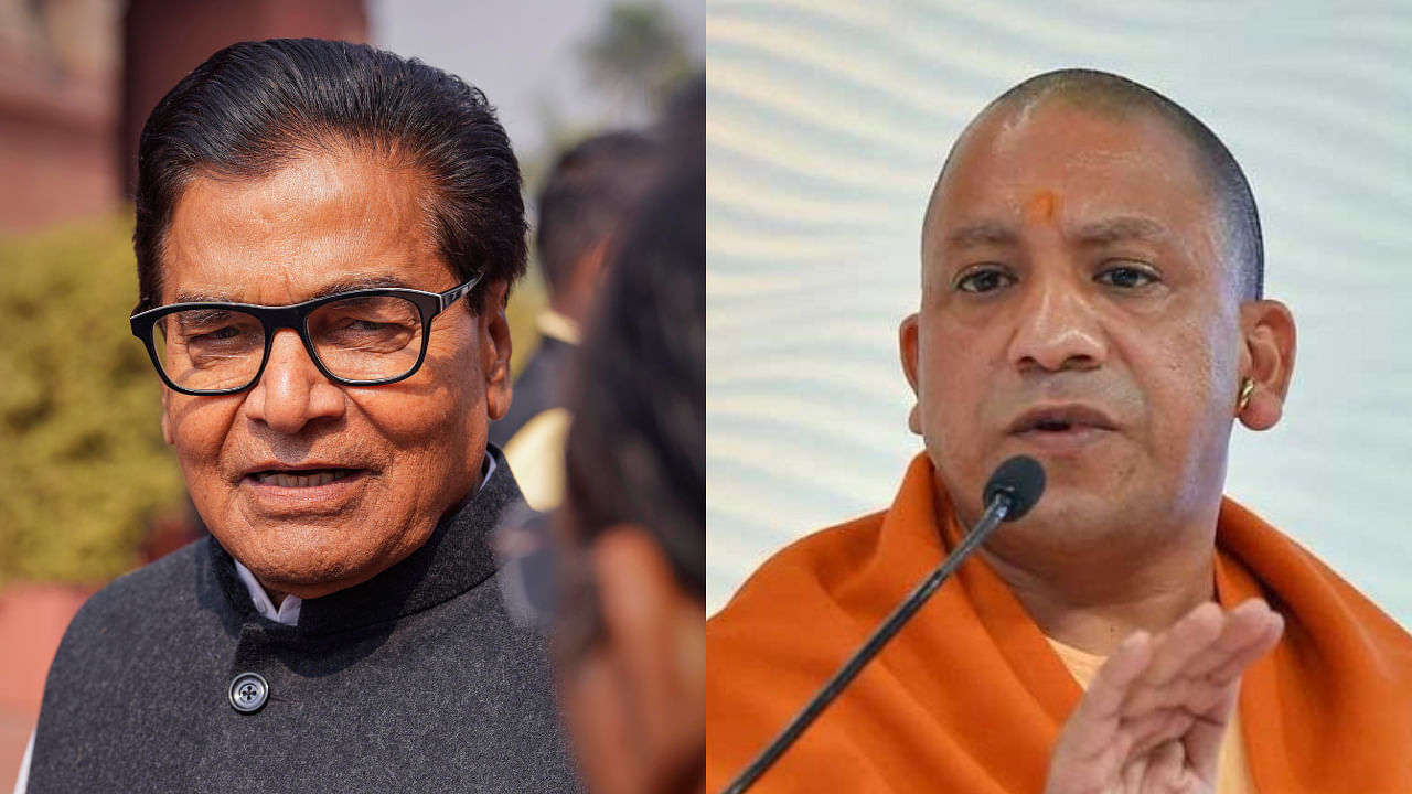 <div class="paragraphs"><p>Samajwadi Party leader Ram Gopal Yadav (L) and&nbsp;Uttar Pradesh Chief Minister Yogi Adityanath.</p></div>