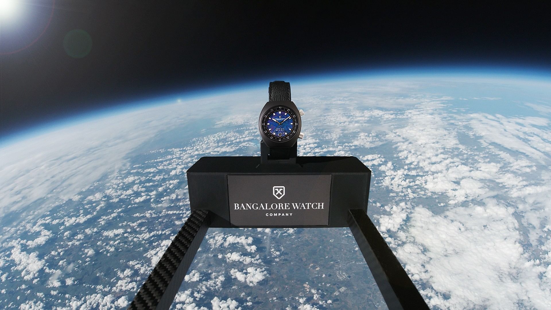 The watch against the curvatureof earth. 