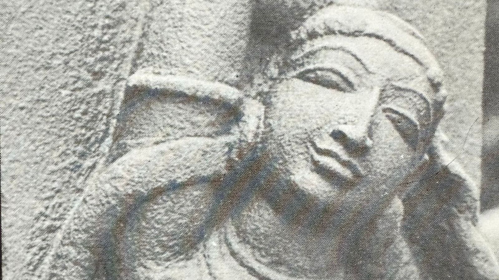 An 'apsara' in the Chalukya style; a Pala-style sculpture of Bodhisattva; a sculpture of Vishnu in the Hoysala style. 