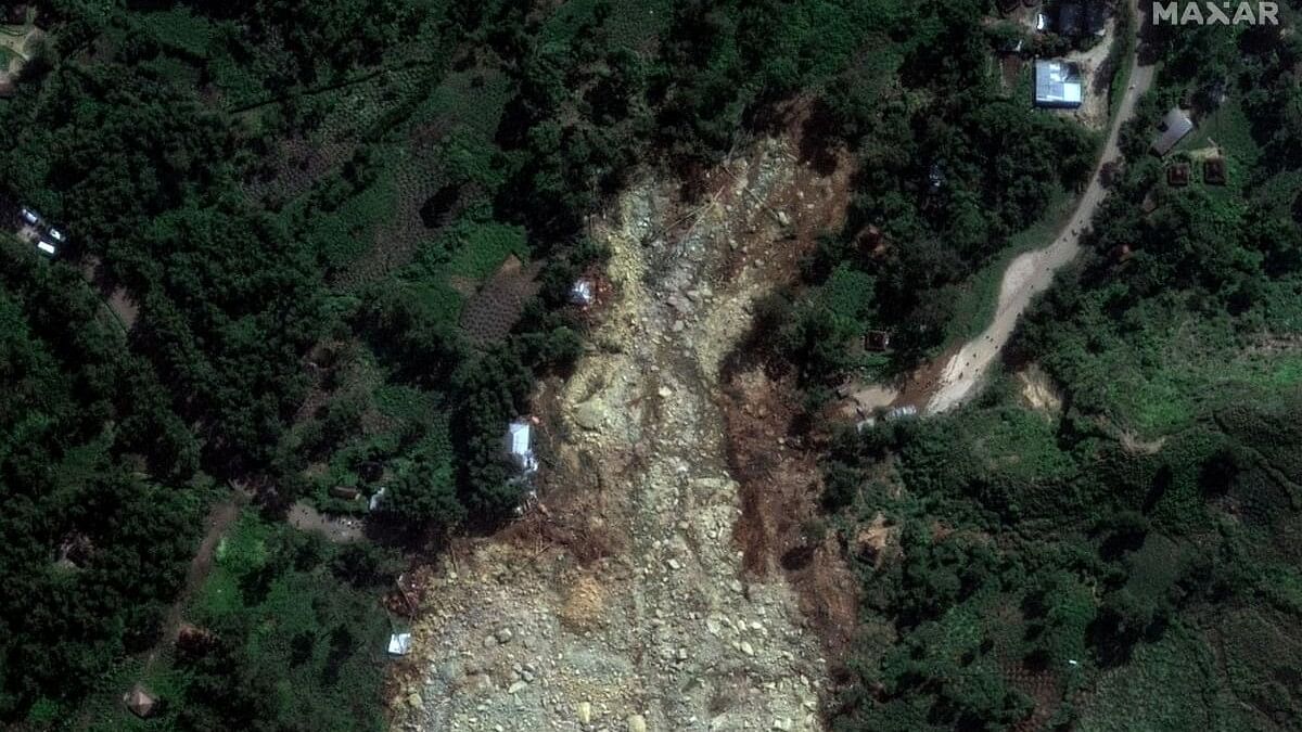 <div class="paragraphs"><p>A satellite image shows buried homes after the landslide in Yambali village, Enga Province, Papua New Guinea.</p></div>