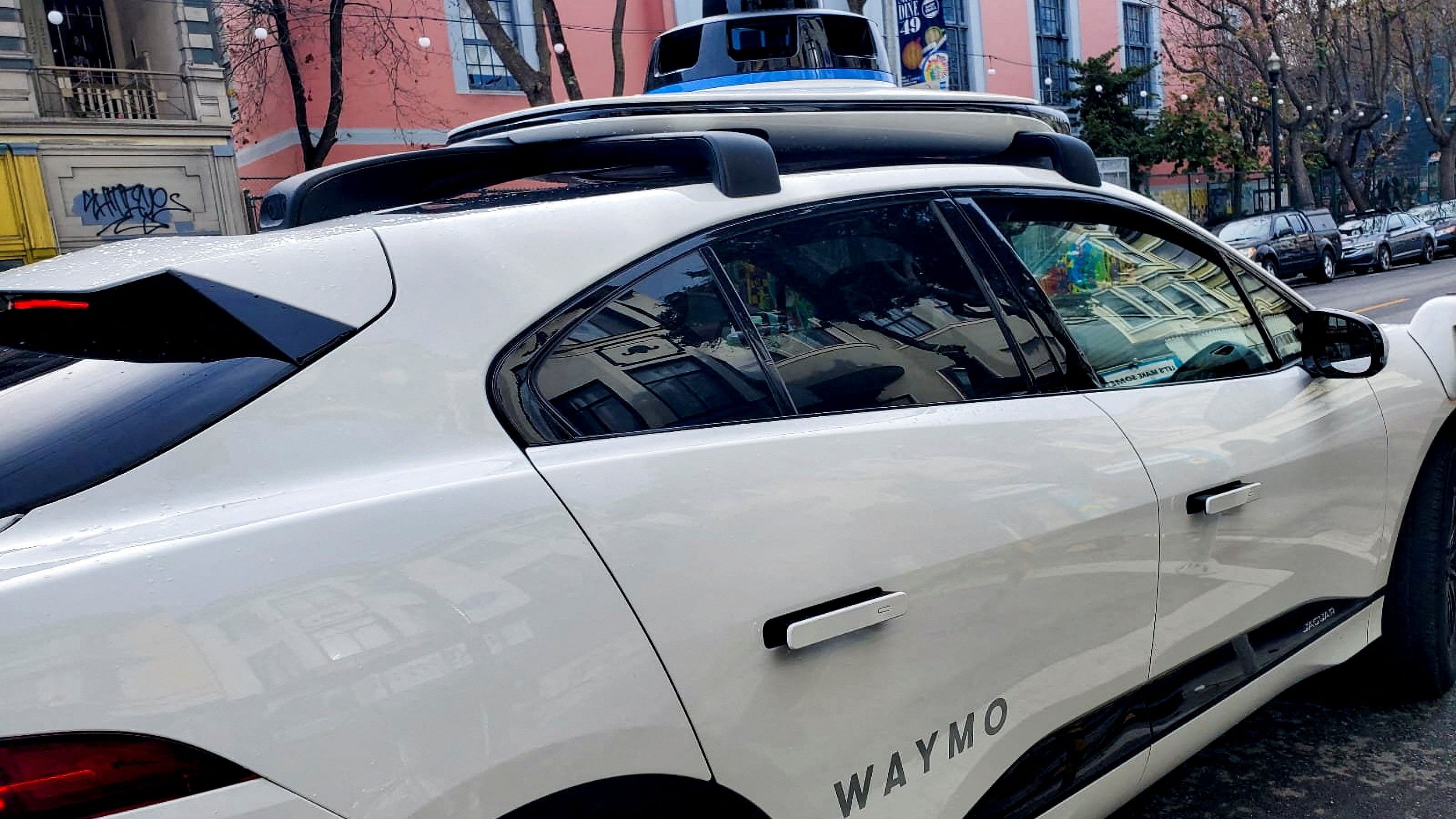 <div class="paragraphs"><p>A Waymo rider-only robotaxi is seen during a test ride in San Francisco, California, US.</p></div>