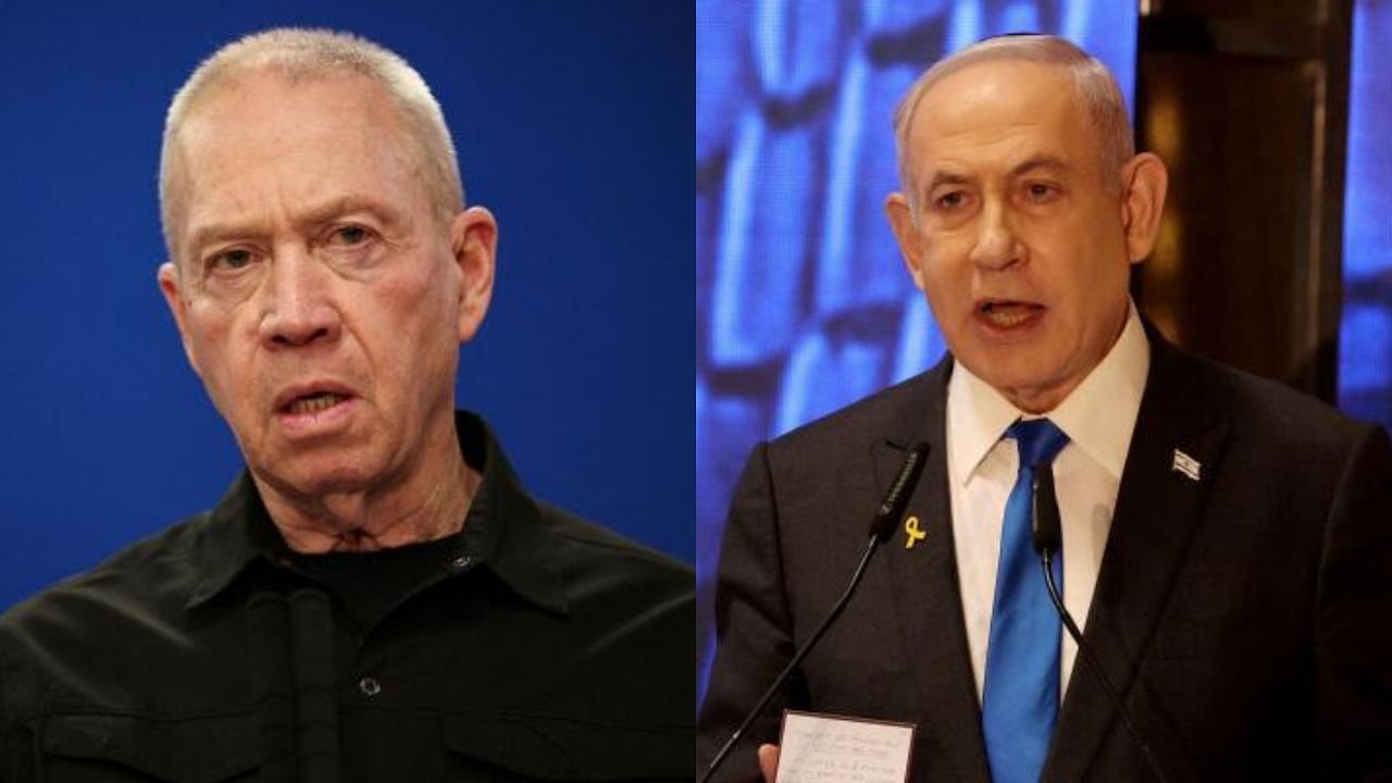 <div class="paragraphs"><p>Israeli Defence Minister Yoav Gallant (L) and&nbsp;Prime Minister Benjamin Netanyahu (R).</p></div>