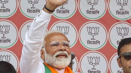 <div class="paragraphs"><p>Prime Minister Narendra Modi campaigns for Lok Sabha polls, in Mathurapur, West Bengal, Wednesday, May 29, 2024.</p></div>