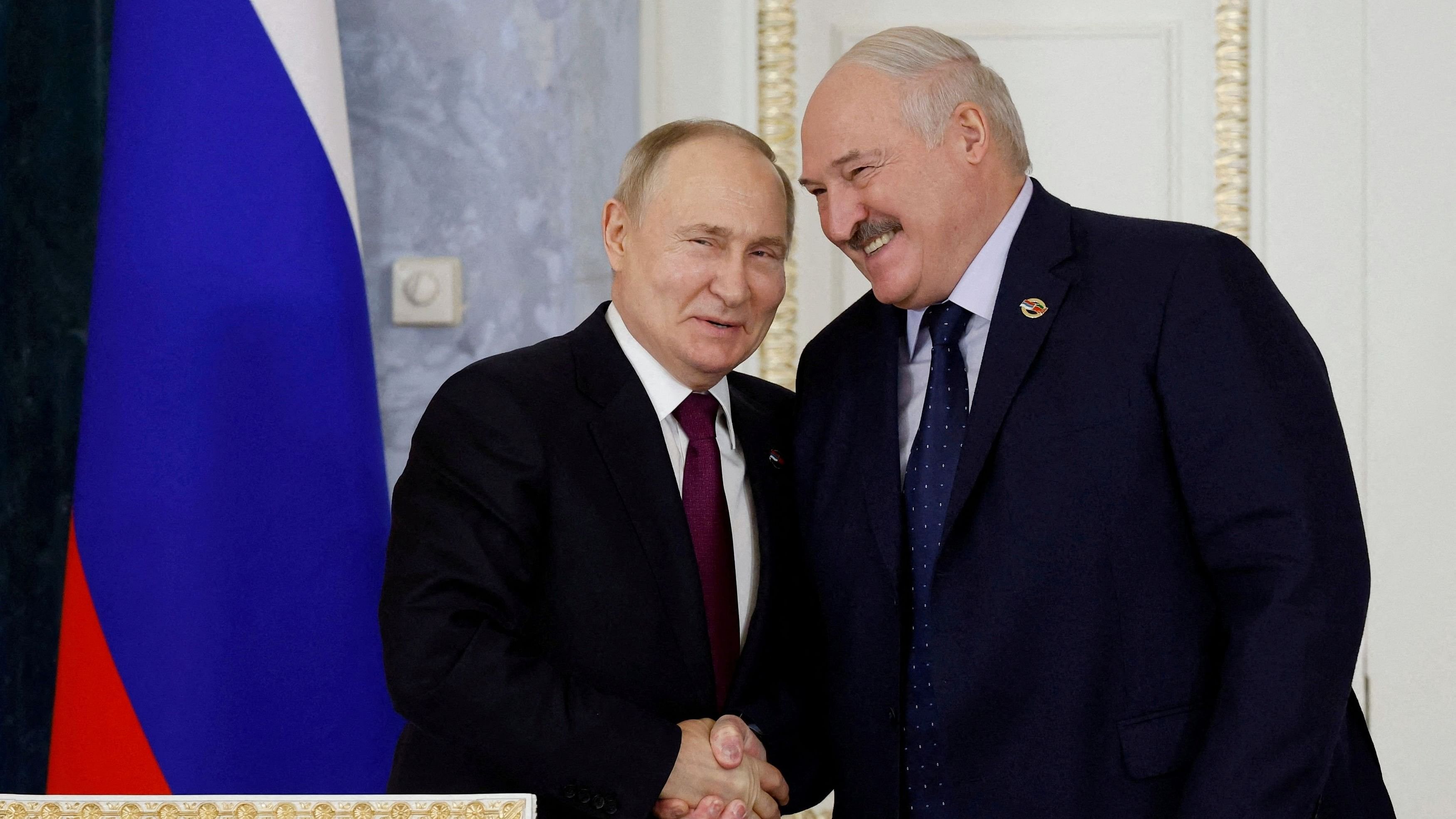 <div class="paragraphs"><p>Russian President Vladimir Putin and Belarusian President Alexander Lukashenko.&nbsp; </p></div>