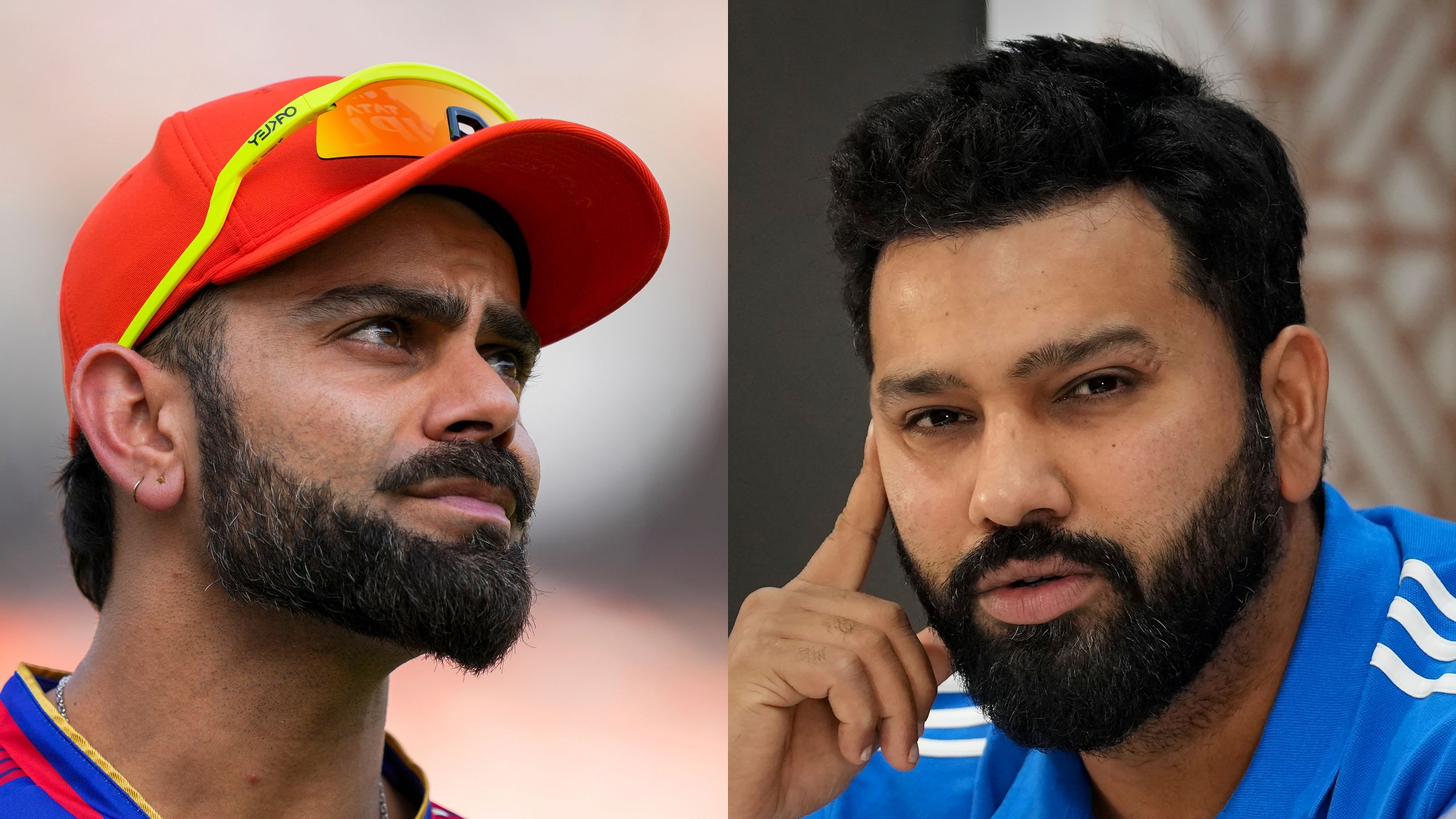 <div class="paragraphs"><p>Virat Kohli (L) and Rohit Sharma (R).</p></div>