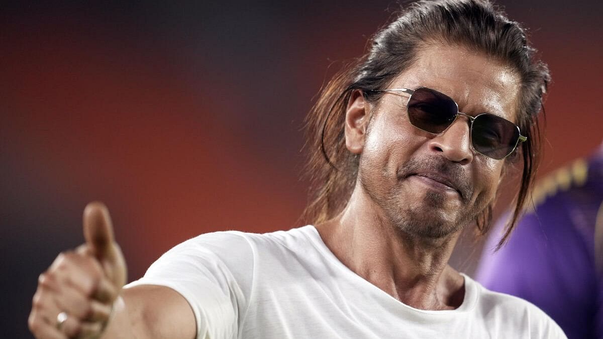 <div class="paragraphs"><p>Shah Rukh Khan celebrates his team's win in the Qualifier 1 of Indian Premier League (IPL) 2024 against Sunrisers Hyderabad.</p></div>