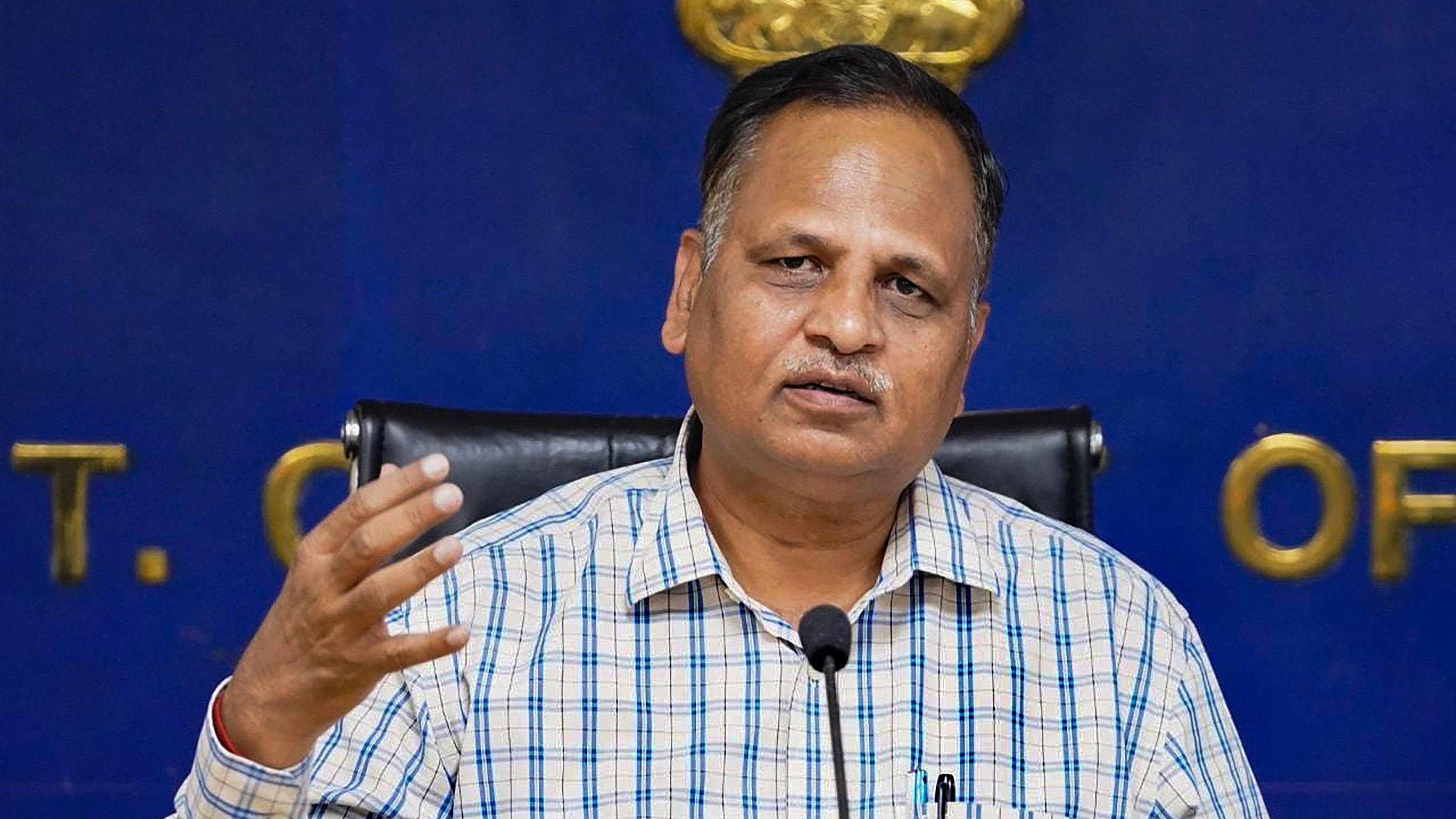 <div class="paragraphs"><p>Former Delhi minister Satyendar Jain.</p></div>