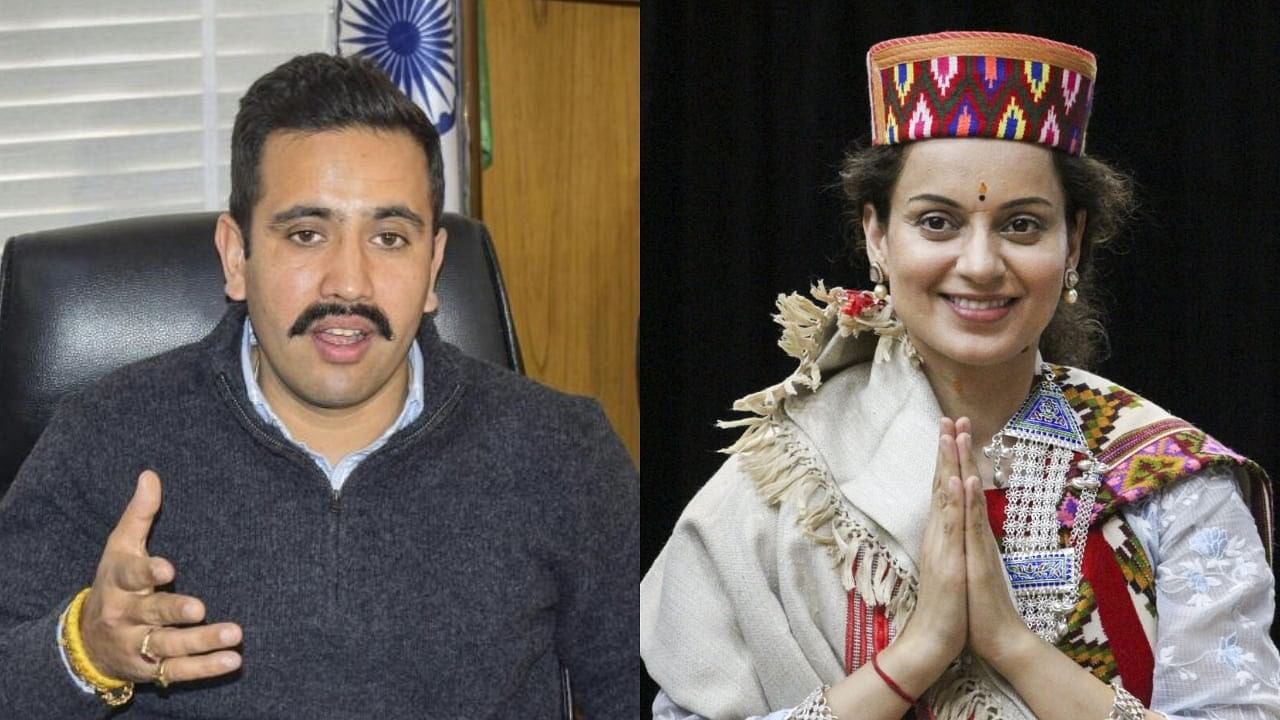 <div class="paragraphs"><p>Himachal Pradesh minister&nbsp;Vikramaditya Singh (L) and BJP's&nbsp;Kangana Ranaut (R).</p></div>